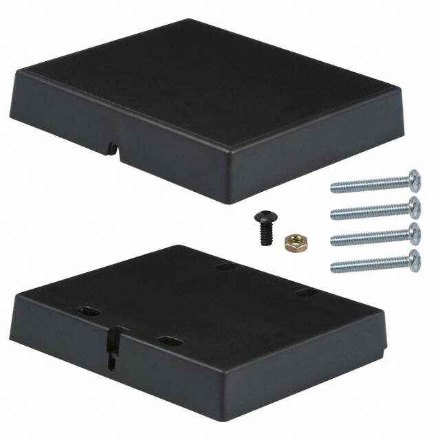 G20,BK BOX ABS BLACK 4.380"L X 5.060"W