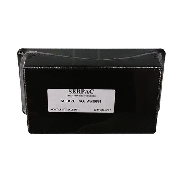 WM053I,BK BOX ABS BLACK 5.620"L X 3.250"W