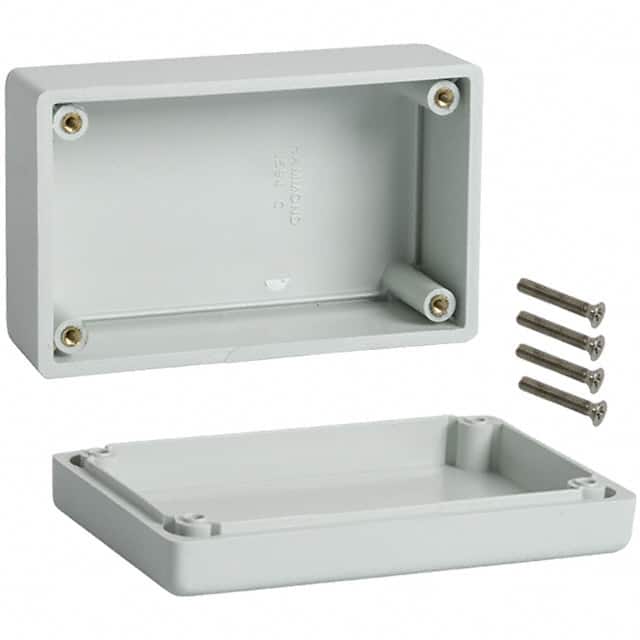 1594CGY BOX ABS GRAY 4.193"L X 2.598"W