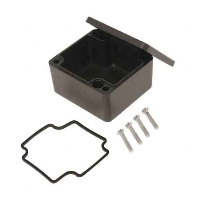 1550Z104BK BOX ALUM BLACK 2.535"L X 2.299"W