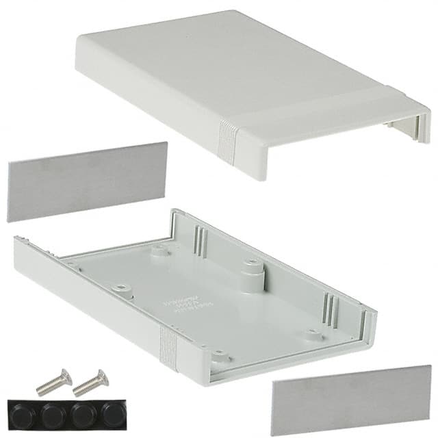 1598AGY BOX ABS GRAY 6.161"L X 3.677"W