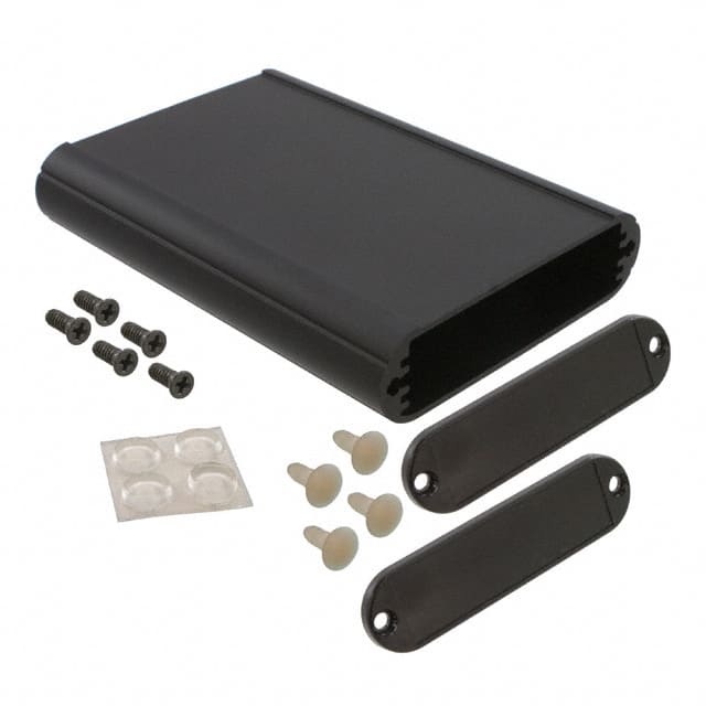 1455B1002BK BOX ALUM BLACK 3.976"L X 2.824"W