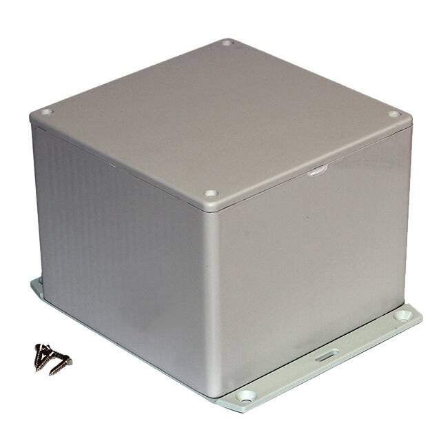 1591VF2SGY BOX PLAS GRAY 4.695"L X 4.724"W