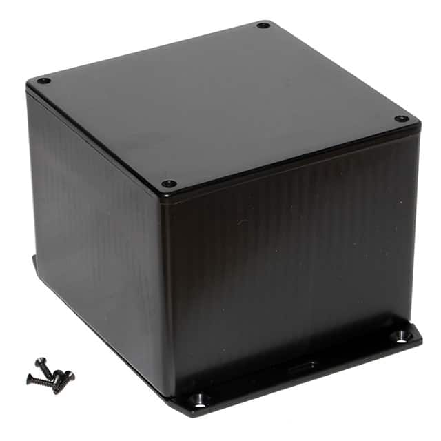 1591VF2SBK BOX PLAS BLK 4.695"L X 4.724"W