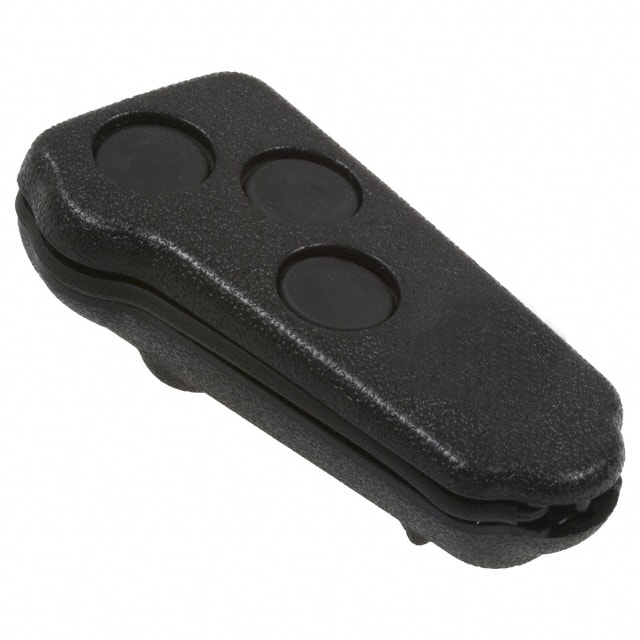 CA6B3,BK KEY FOB ABS BLK 3.05"L X 1.51"W