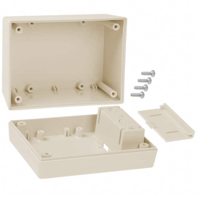 233I,AL BOX ABS ALMOND 4.380"L X 3.250"W