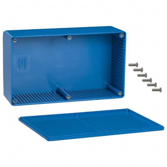 1591EBU BOX ABS BLUE 7.480"L X 4.331"W