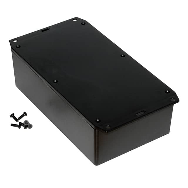 1591XXEFLBK BOX ABS BLACK 7.615"L X 4.465"W