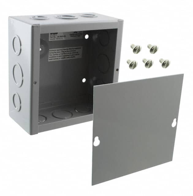 JB-3954-KO BOX STEEL GRAY 3"L X 6"W