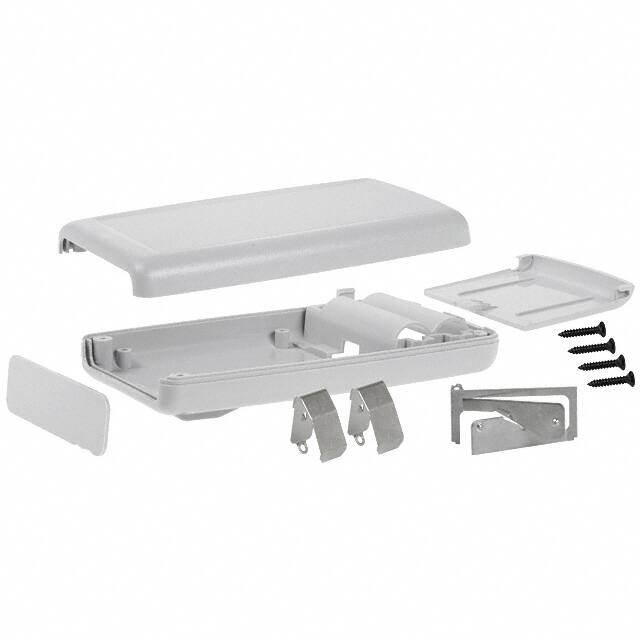 H65AAPC,GY BOX ABS GRAY 4.940"L X 2.750"W