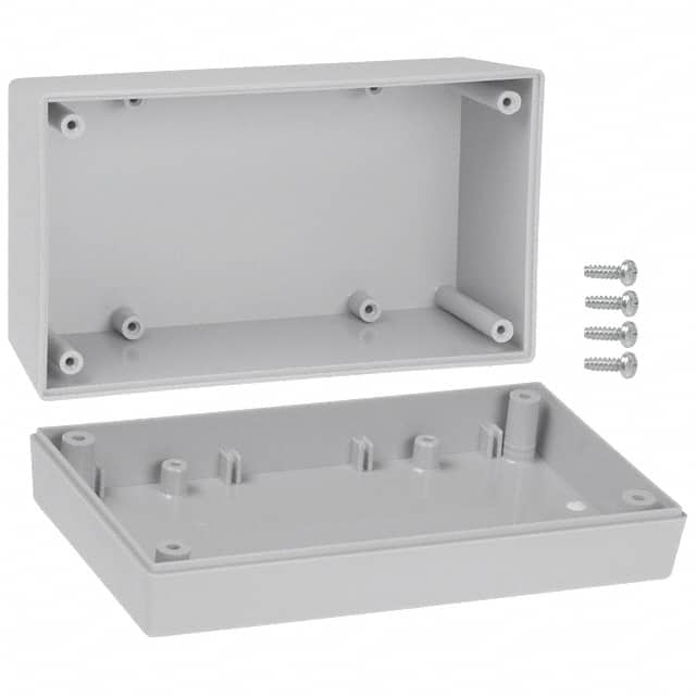 153I,GY BOX ABS GRAY 5.620"L X 3.250"W