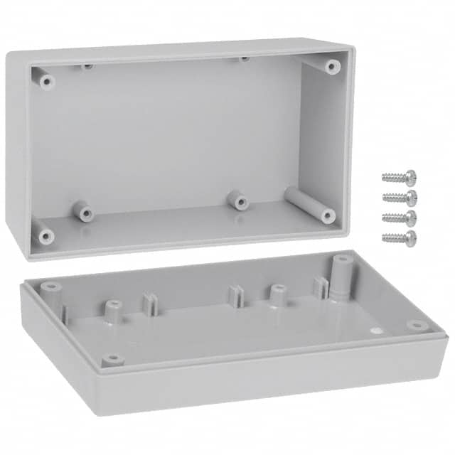 153,GY BOX ABS GRAY 5.620"L X 3.250"W