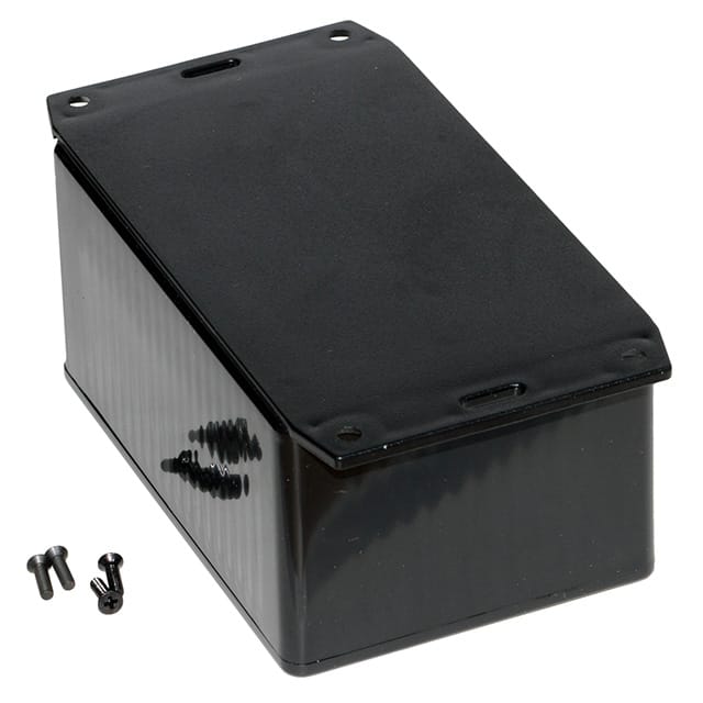 1591TF2BK BOX ABS BLACK 4.724"L X 3.157"W