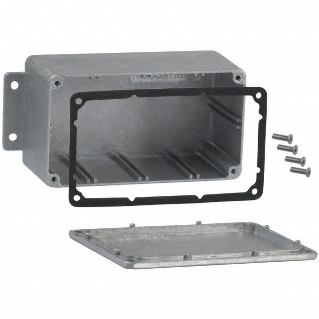 CN-6704 BOX ALUM NAT 4.512"L X 2.504"W