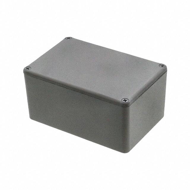 1590TGY BOX ALUM GRAY 4.744"L X 3.150"W