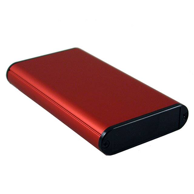 1455B1202RD BOX ALUM RED 4.764"L X 2.824"W