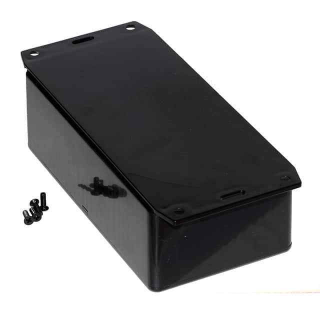1591DF2BK BOX ABS BLACK 5.891"L X 3.150"W