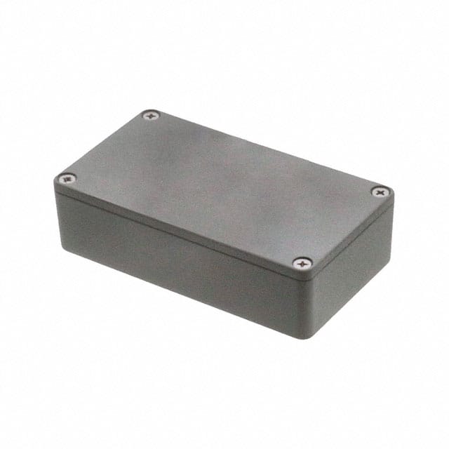 1590MGY BOX ALUM GRAY 4.429"L X 2.461"W