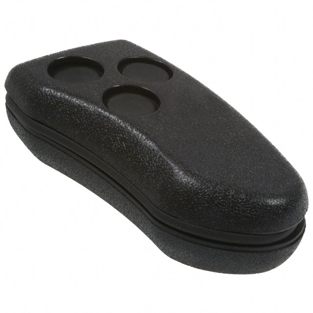CA8B3,BK KEY FOB ABS BLK 3.32"L X 1.87"W