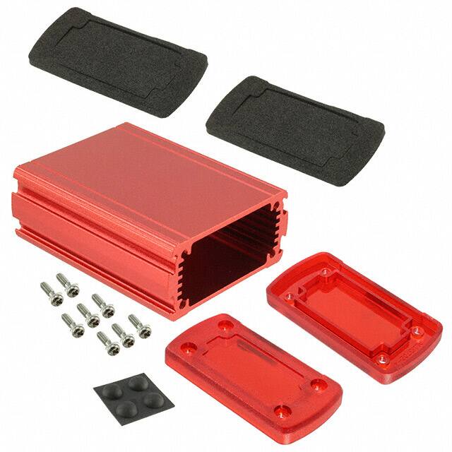 EXN-23351-RDP BOX ALUM IR RED/RED 3.5"LX2.71"W