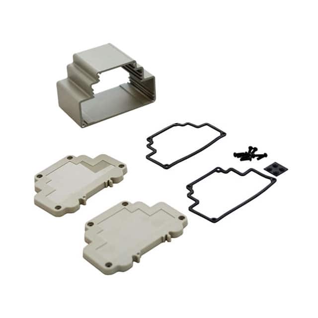 DMX-4778-G BOX ALUM GRAY 3.871"L X 2.382"W