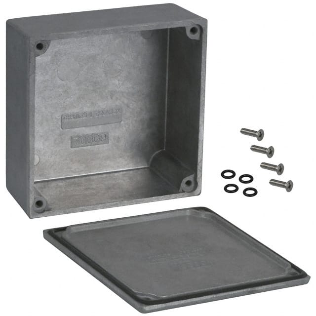 1590WY BOX ALUM UNPTD 3.622"L X 3.622"W