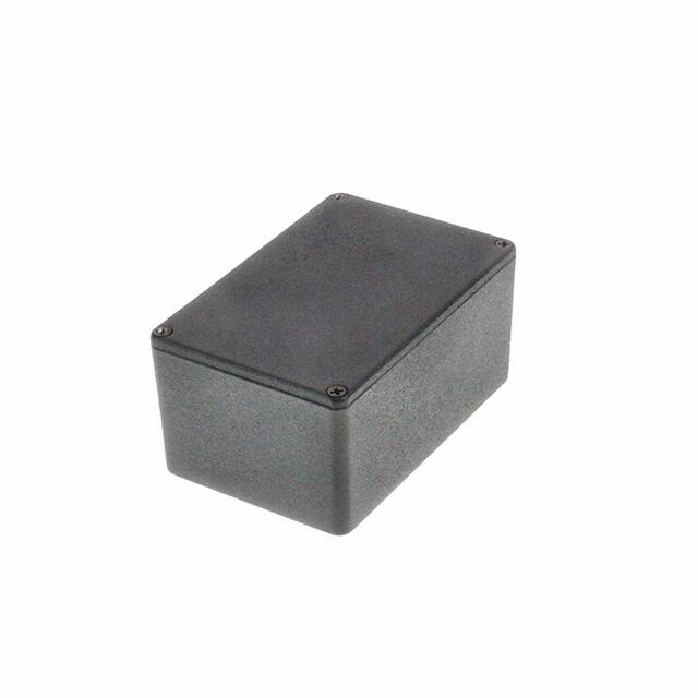 1590TBK BOX ALUM BLACK 4.744"L X 3.150"W