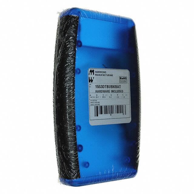 1553DTBUBKBAT BOX ABS TRN BLUE 5.8"L X 3.5"W