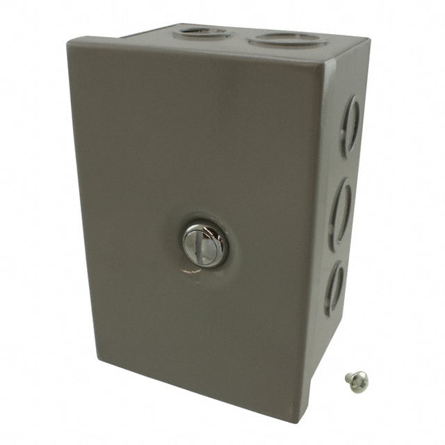 JBH-4944-KO BOX STEEL GRAY 3.500"L X 4"W