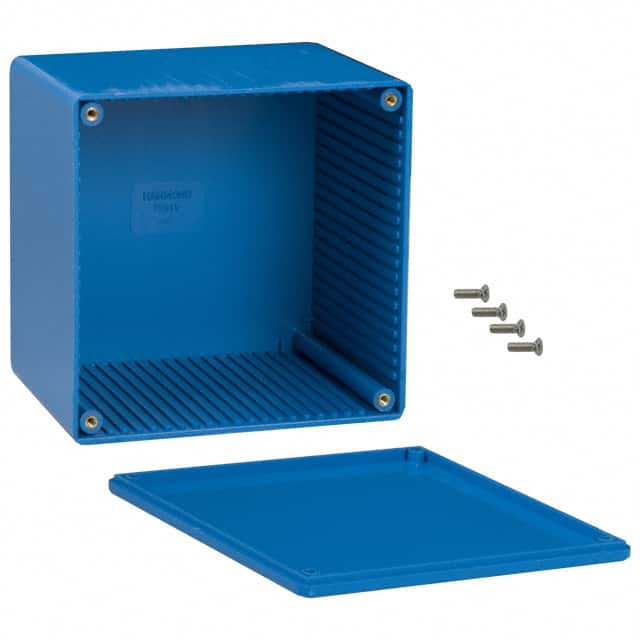 1591VBU BOX ABS BLUE 4.724"L X 4.724"W