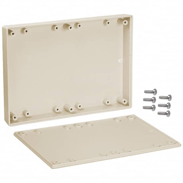 071,AL BOX ABS ALMOND 6.880"L X 4.880"W