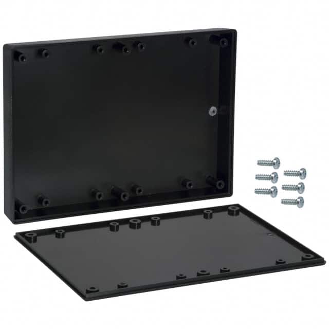 071I,BK BOX ABS BLACK 6.880"L X 4.880"W