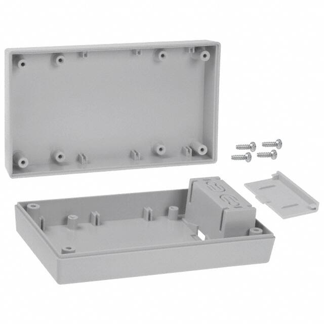 251I,GY BOX ABS GRAY 5.620"L X 3.250"W