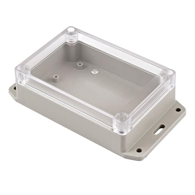 RP1125BFC BOX ABS GRY/CL 6.140"L X 3.420"W