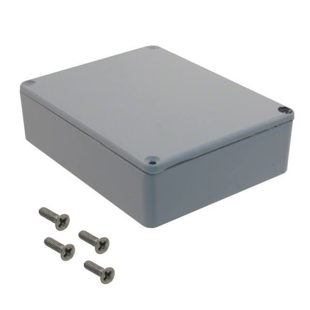 1590BBLG BOX ALUM GRAY 4.71"L X 3.7"W