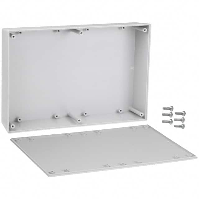 093I,GY BOX ABS GRAY 9.500"L X 6.340"W