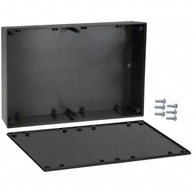 093I,BK BOX ABS BLACK 9.500"L X 6.340"W