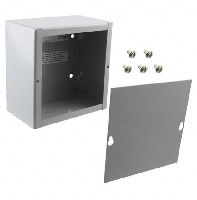 JB3945 BOX STEEL GRAY 3.500"L X 6"W