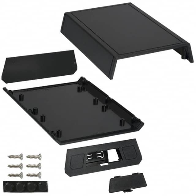 A429V,BK BOX ABS BLACK 7.120"L X 5"W