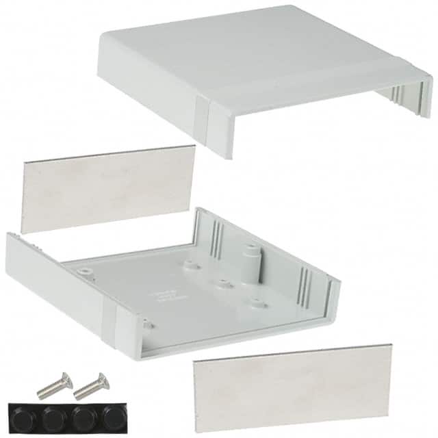 1598BGY BOX ABS GRAY 5.287"L X 5.323"W
