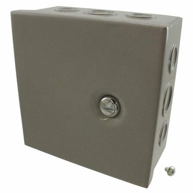 JBH-4954-KO BOX STEEL GRAY 3"L X 6"W