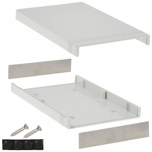 1598FSGY BOX ABS GRAY 9.831"L X 6.270"W