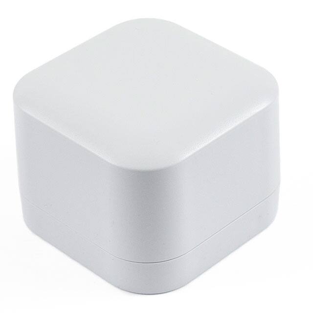 1557BAGY BOX ABS GRAY 3.150"L X 3.150"W