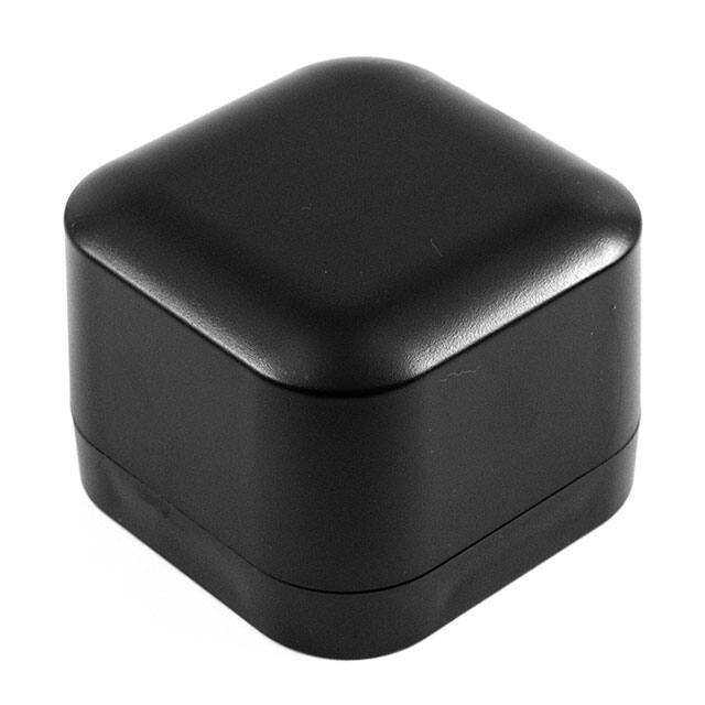 1557BABK BOX ABS BLACK 3.150"L X 3.150"W