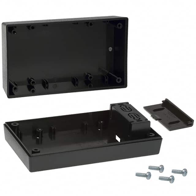 252,BK BOX ABS BLACK 5.620"L X 3.250"W
