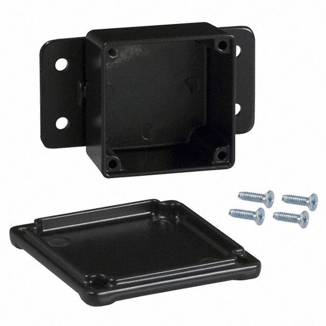 CU-4470-B BOX ALUM BLACK 2"L X 2"W