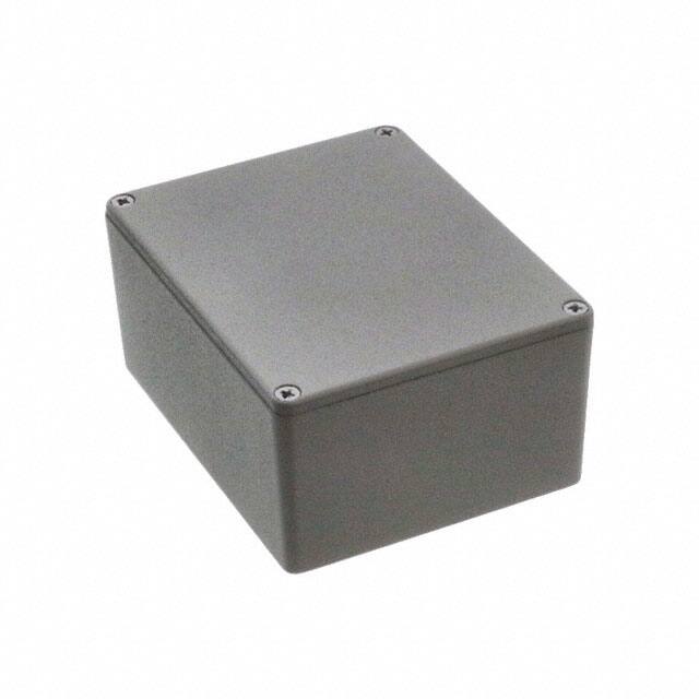 1590CGY BOX ALUM GRAY 4.705"L X 3.701"W