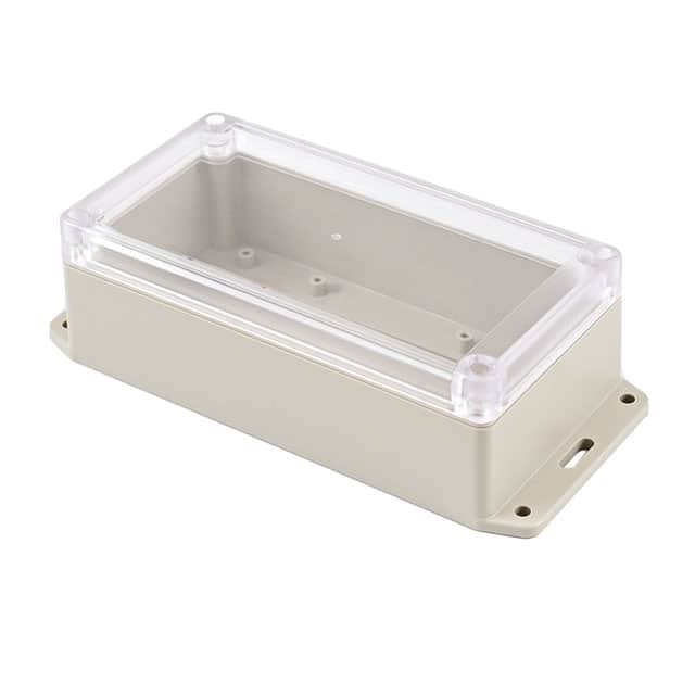 RP1175BFC BOX ABS GRY/CL 7.680"L X 3.470"W