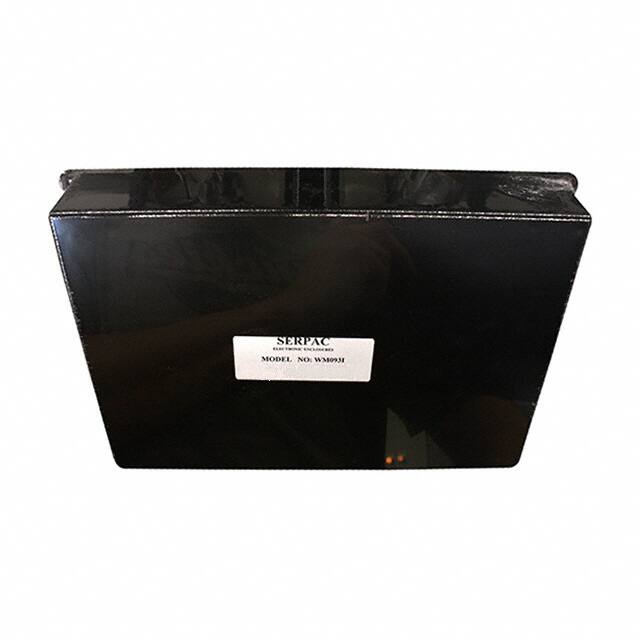 WM093I,BK BOX ABS BLACK 9.500"L X 6.340"W