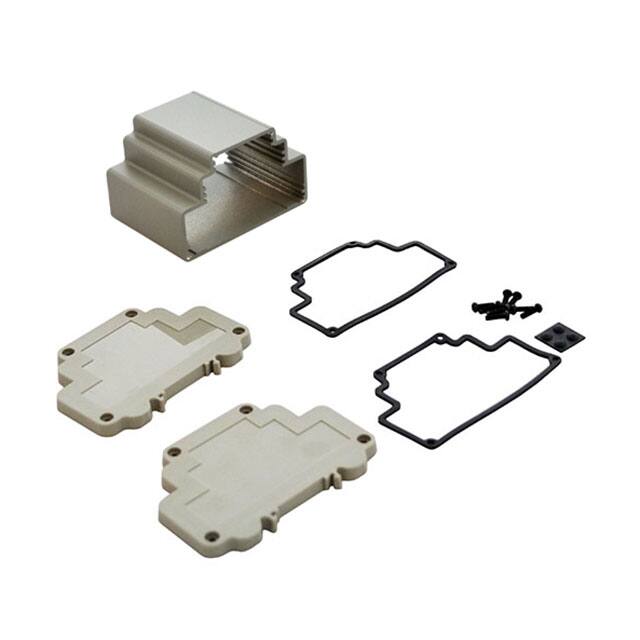 DMX-4779-G BOX ALUM GRAY 3.871"L X 3.079"W